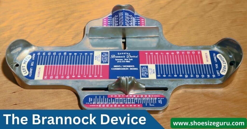 The Brannock Device a standard foot measuring tool