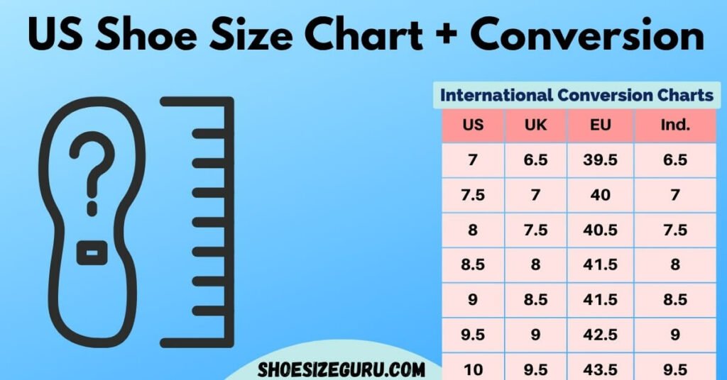 Shoe Size Guru Shoe Size Charts Tables And Guides