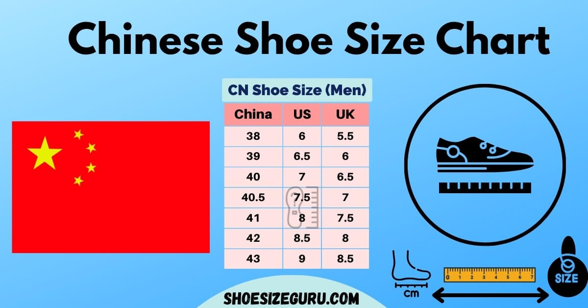 Chinese Shoe Size Chart (Conversion Guide + Charts)