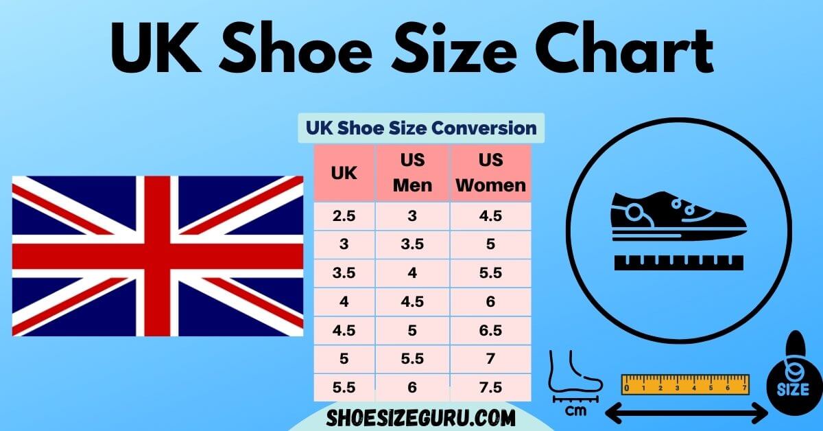 UK Shoe Size Conversion Chart