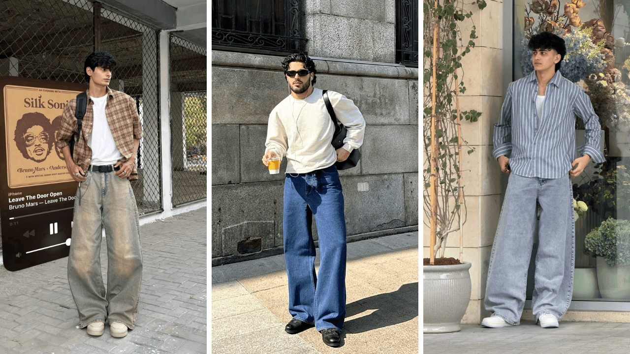 baggy jeans outfit ideas for men