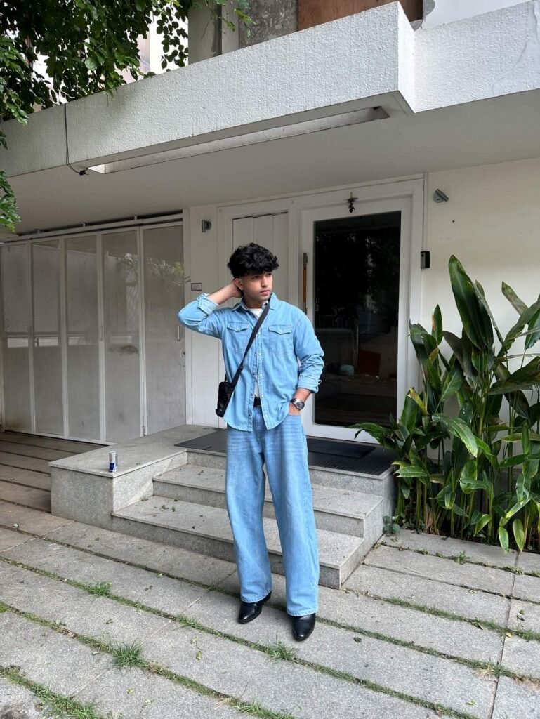 Light Blue Denim Shirt & Matching Blue Jeans