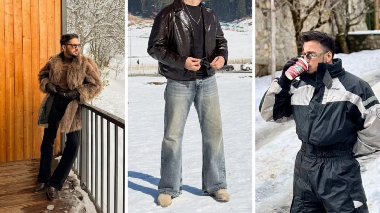 snow outfit ideas for men